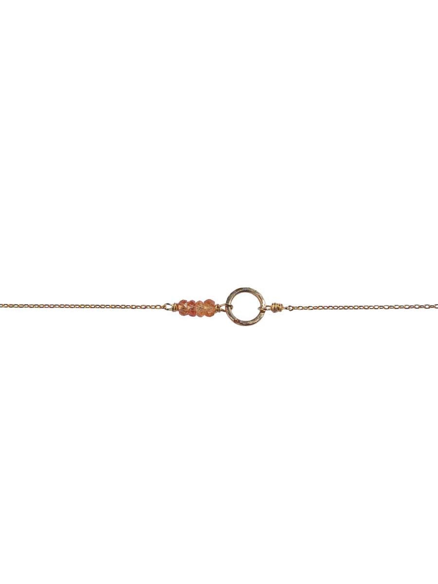 Delanacre, Yellow Sapphire Bracelet Gold Fashion
