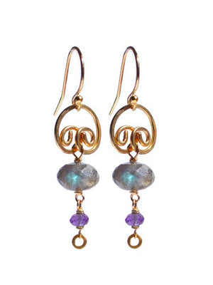 Delanacre, Buddha Short Earrings