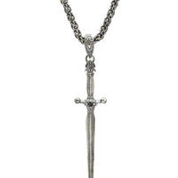 John Varvatos, Silver Dagger Necklace