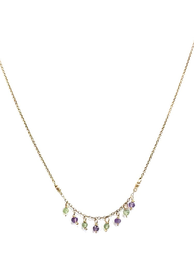 Delanacre, Amethyst and Tourmaline Necklace
