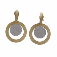 Yaf Sparkle, Double Circle Earrings