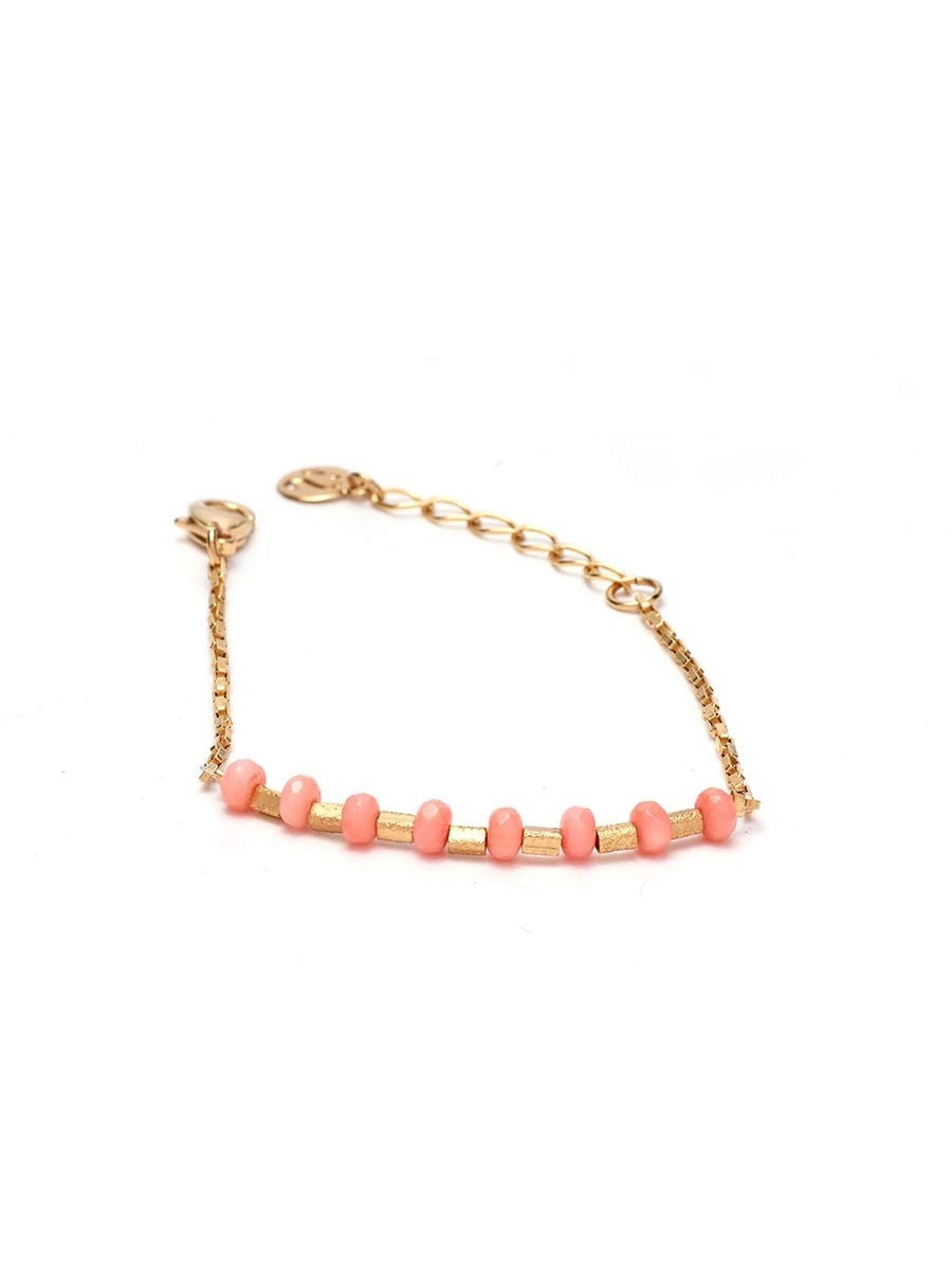 Yaf Sparkle, Coral Bracelet