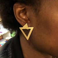 Yaf Sparkle, Bi-Tri-Angle earrings