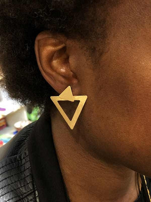 Yaf Sparkle, Bi-Tri-Angle earrings