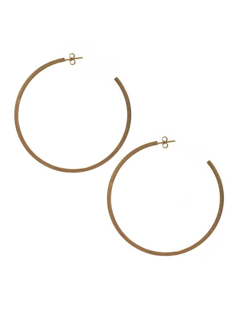 Yaf Sparkle, Large Flat Hoops