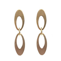 Yaf Sparkle, Double Oval Earrings
