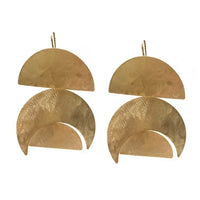 Yaf Sparkle, Crescent Earrings