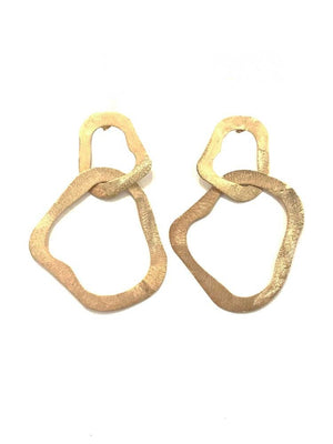Yaf Sparkle, Double Statement Earrings