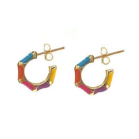 Yaf Sparkle, Colorful Hoop Earrings
