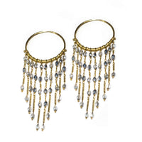 Yaf Sparkle, Large Chandelier Earrings