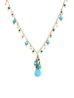 Yaf Sparkle, Turquoise Necklace