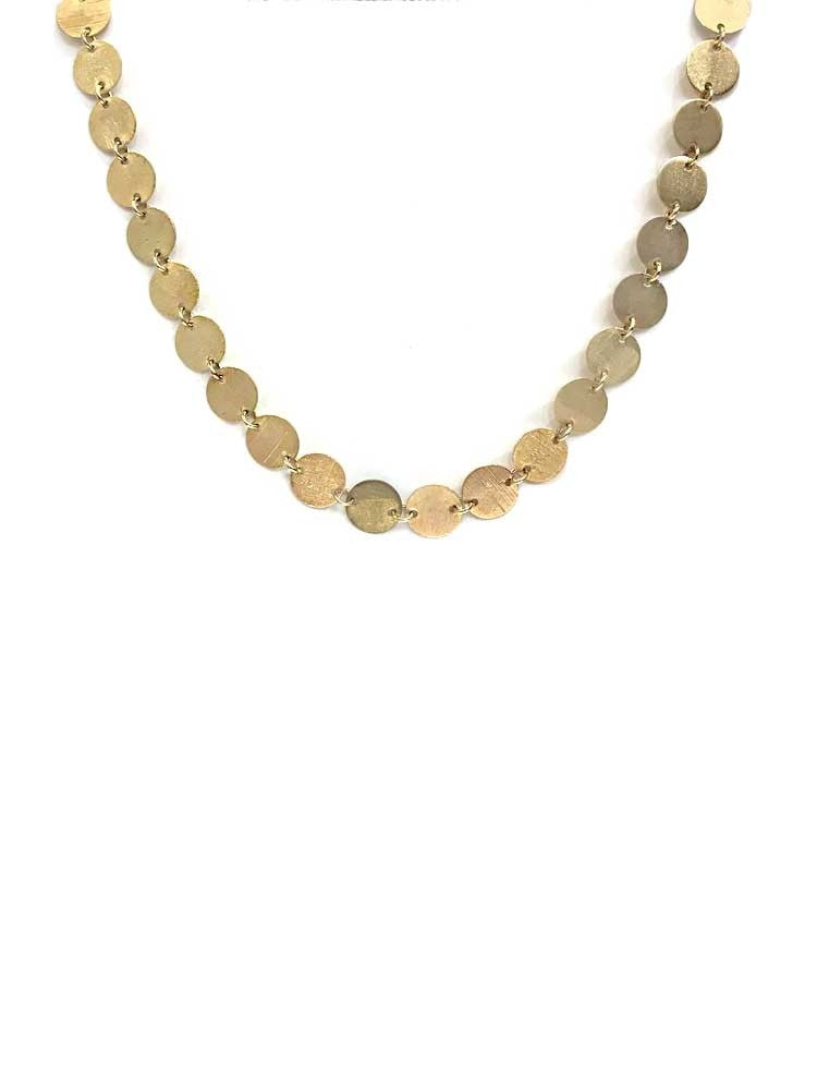 Yaf Sparkle, Disc Station Necklace