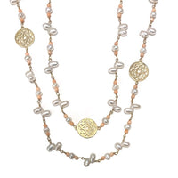 Yaf Sparkle, Coral Necklace