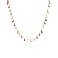 Yaf Sparkle, Multi Gem Long Necklace