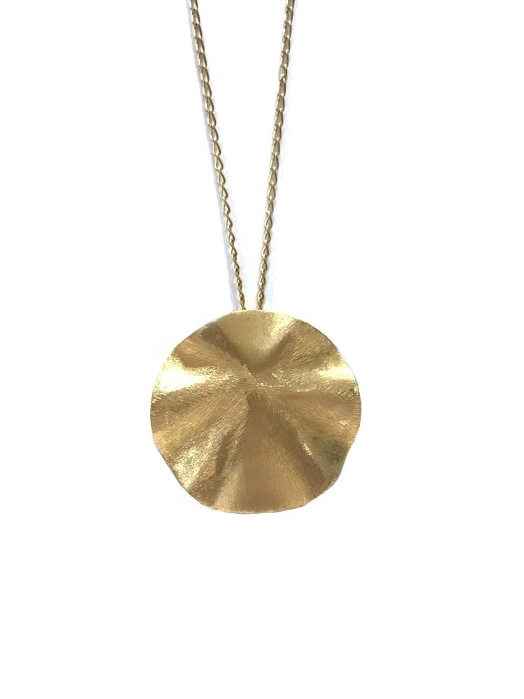 Yaf Sparkle, Fanned Disc Necklace