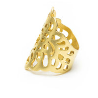 Yaf Sparkle, Flower Shield Ring