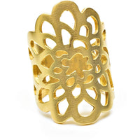 Yaf Sparkle, Flower Shield Ring