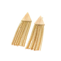 Yaf Sparkle, Triangle Dangle Earrings