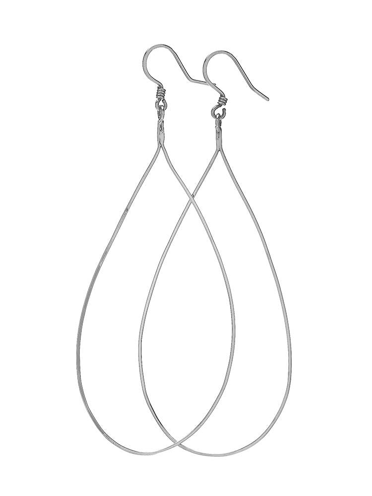 Yaf Sparkle, Tear Drop Earrings Large