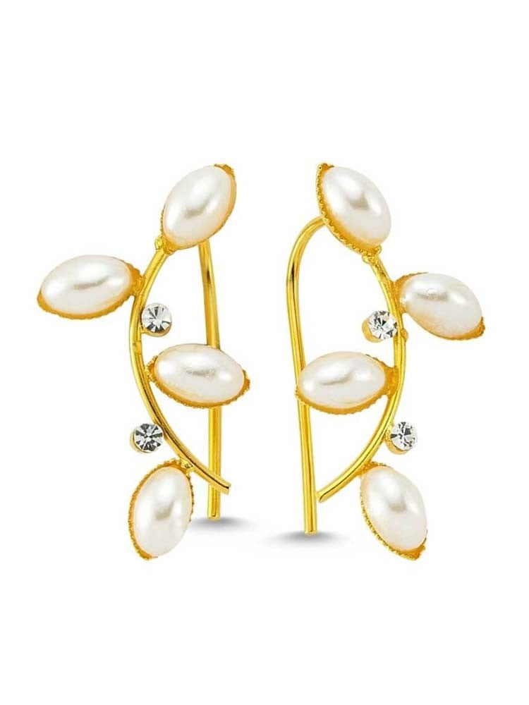 Yaf Sparkle, Pearl Ear Cuffs