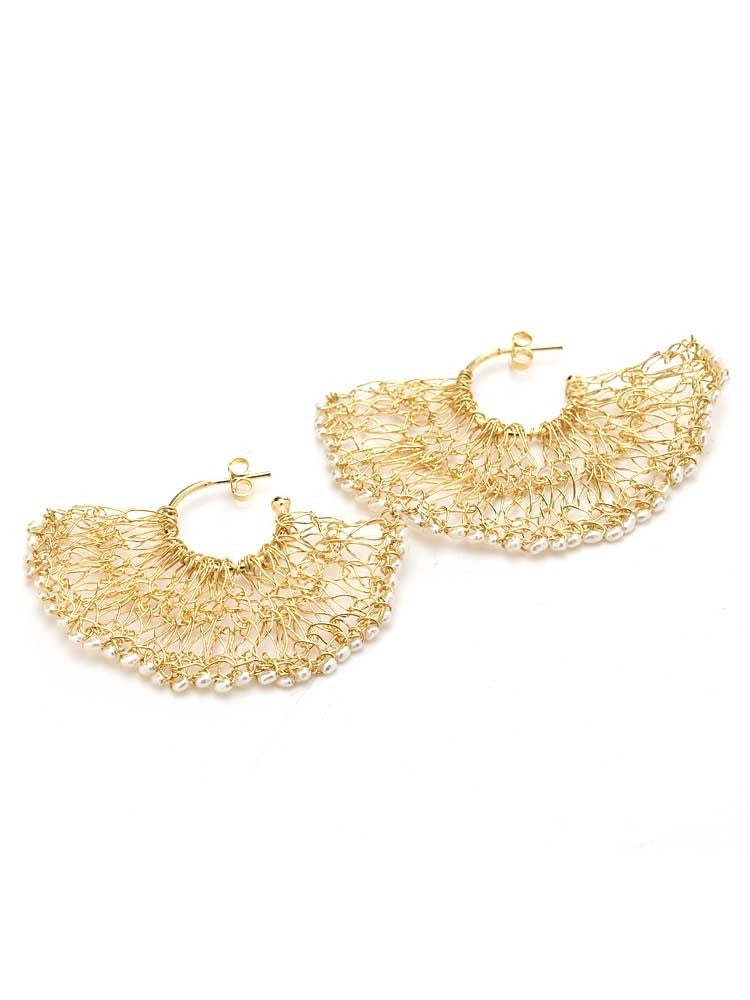 Yaf Sparkle, Fan Earrings
