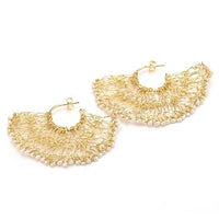 Yaf Sparkle, Fan Earrings