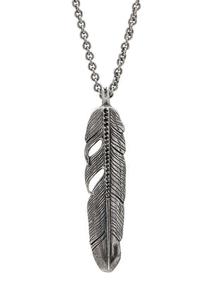 John Varvatos, Diamonds Feather Necklace