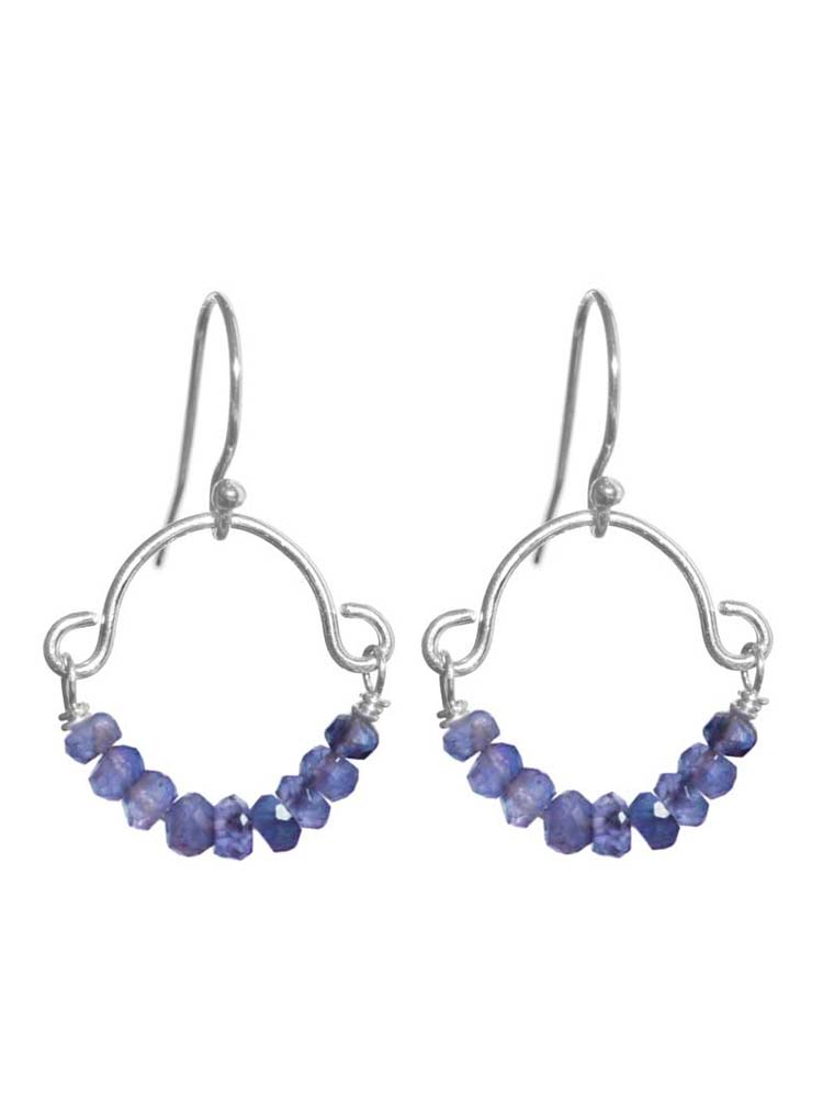 Delanacre, Fidji Iolite Earrings