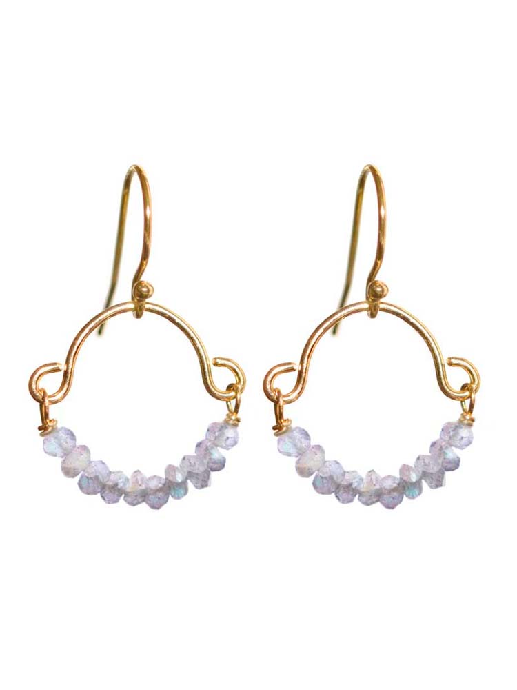 Delanacre, Fidji Moonstone Earrings