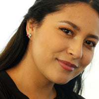 Sarah Michiko, Fire and Ice Stud Earrings