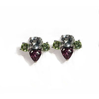 Sarah Michiko, Fire and Ice Stud Earrings