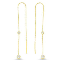 Yaf Sparkle, CZ Ear Threaders