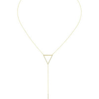 Yaf Sparkle, Triangle Necklace
