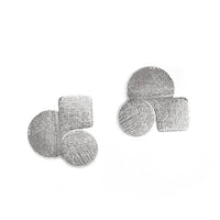 Yaf Sparkle, Geometric Stud Earrings