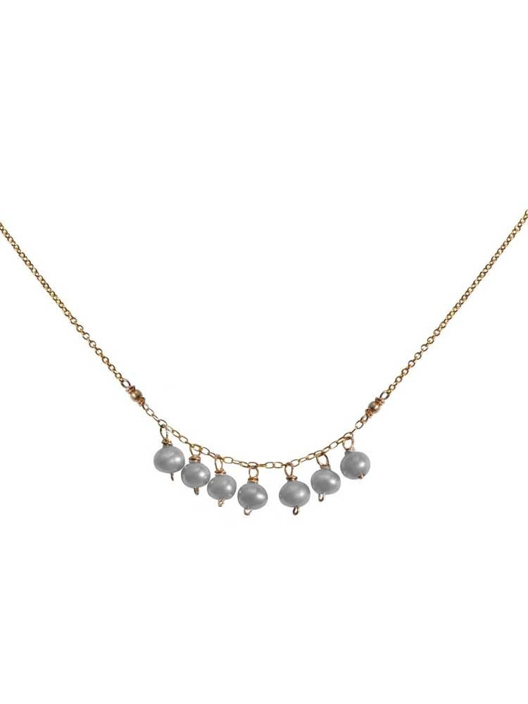 Delanacre, Grey Pearl Necklace