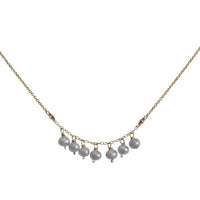 Delanacre, Grey Pearl Necklace