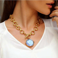 Julie Vos, Clear Crystal Honeybee Necklace