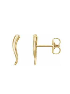 Yaf Sparkle, Horn Stud Earrings