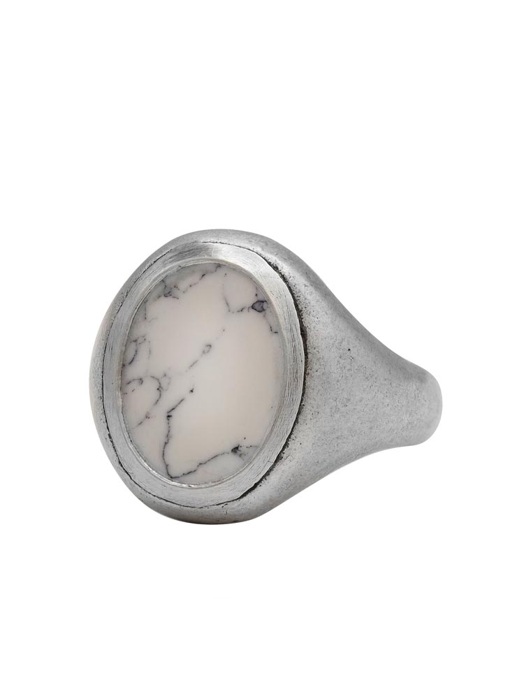 John Varvatos, Howlite Ring