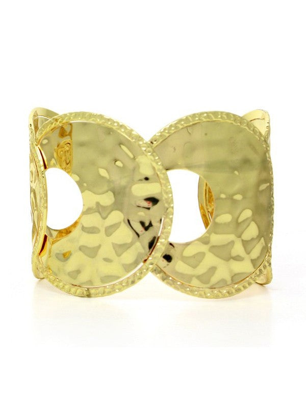 Yaf Sparkle, 4 Circle Cuff Bracelet