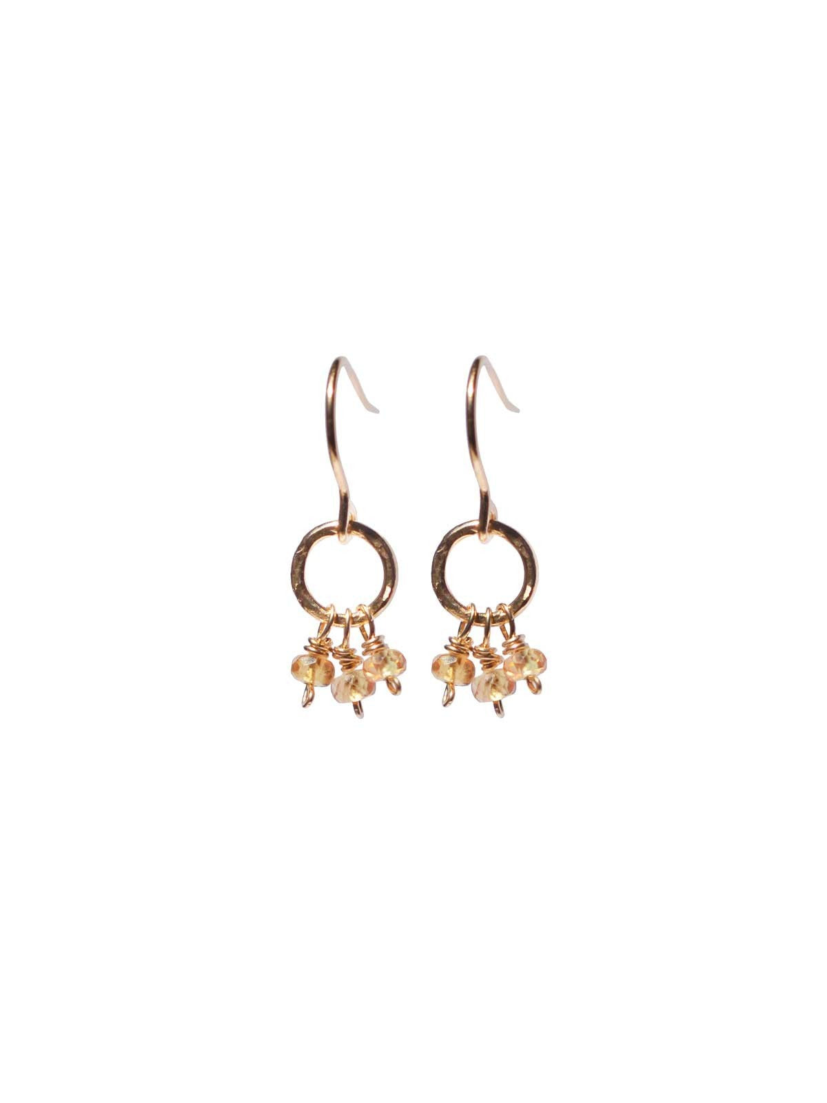 Delanacre, Yellow Sapphire Earrings Junior