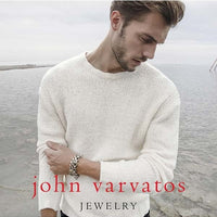 John Varvatos, Sterling Silver Large Link Bracelet