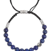 John Varvatos, Beaded Bracelet with Black Diamonds