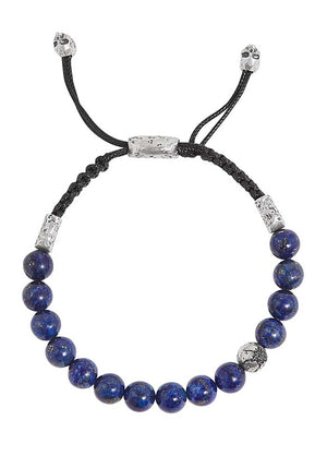 John Varvatos, Beaded Bracelet with Black Diamonds