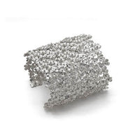 Yaf Sparkle, Flower Cuff Bracelet Large