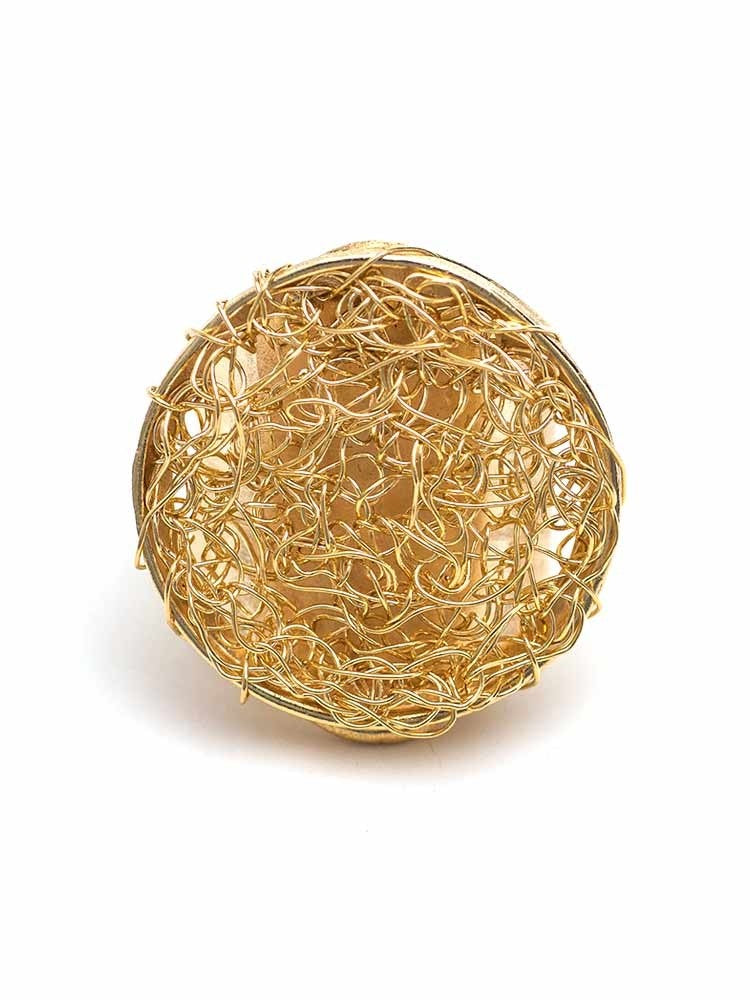 Yaf Sparkle, Mesh Statement Ring