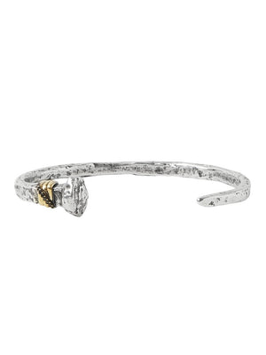 John Varvatos, Nail Cuff with Black Diamonds