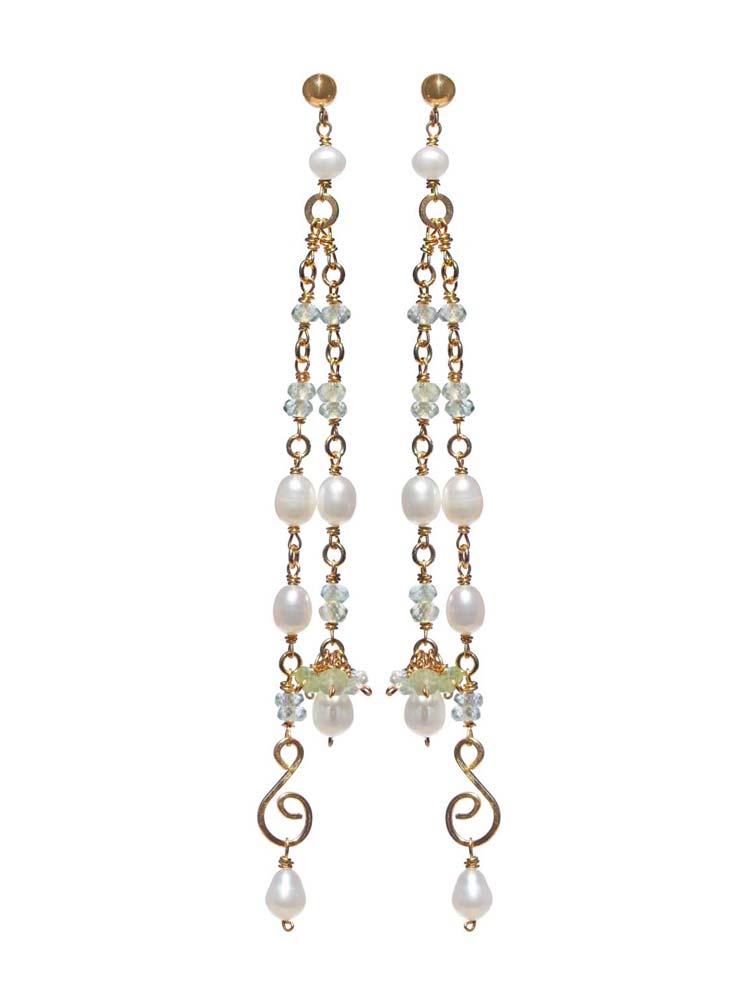 Delanacre, Nenuphar Earrings