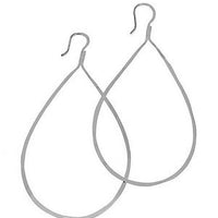 Yaf Sparkle, Oblong Hoop Earrings