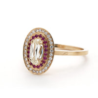 Sarah Michiko, Oval Diamond Ring